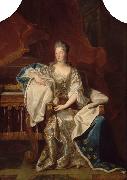 Hyacinthe Rigaud Portrait of Marie Anne de Bourbon oil painting on canvas
